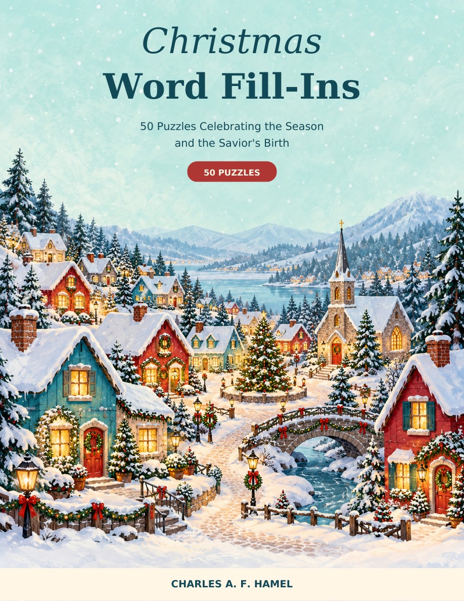 Cover of Christmas Word Fill-Ins by Charles A. F. Hamel